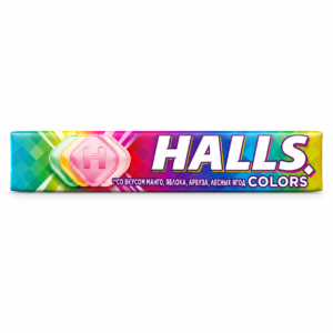 Упаковка Halls Colors
